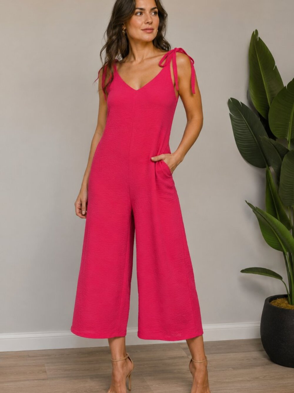 Vibrant Pink Jumpsuit